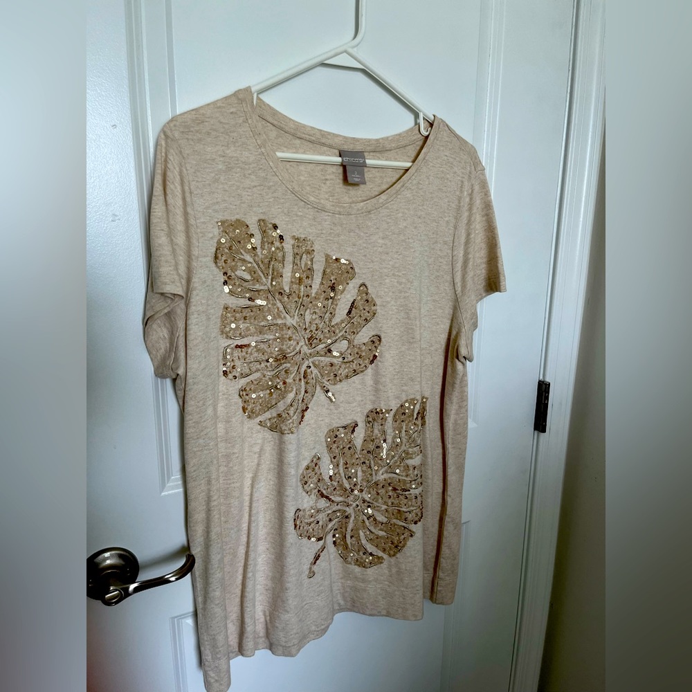 Chicos sequined top